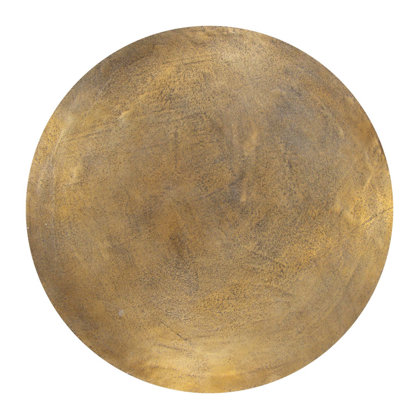 Drip Antique Brass Round Coffee Table