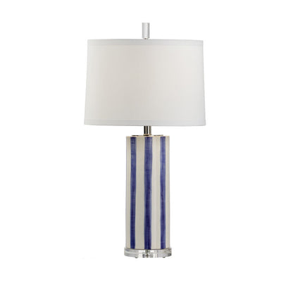 Wildwood Sailor Stripe Hand Painted Ceramic Table Lamp