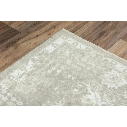 Coed Floral Gray Large Area Rugs For Living Room -- gray