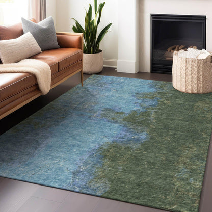 Iriion Cactus Washable Indoor-Outdoor Rug -- view 2