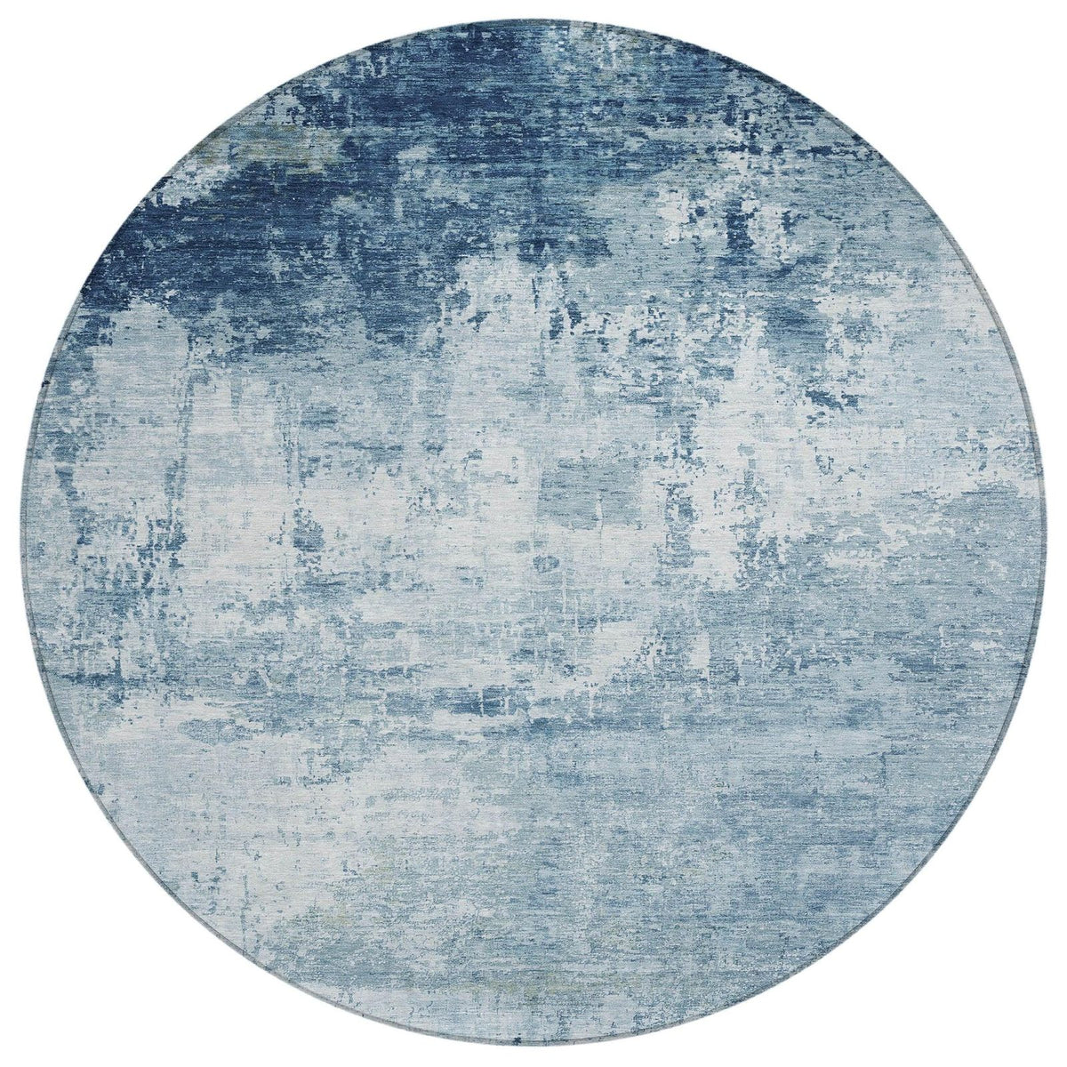 Kaelira Blue Washable Indoor-Outdoor Rug