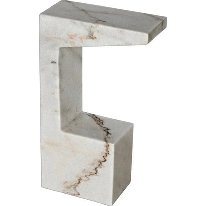 Aero Marble Accent Side Table -- view 6