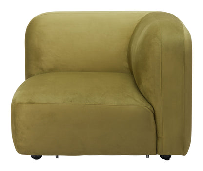 Biak Green Corner Chair