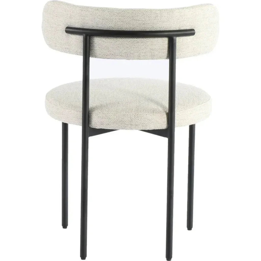 Cleo Performance Fabric Armless Dining Chair 2PC -- view 12