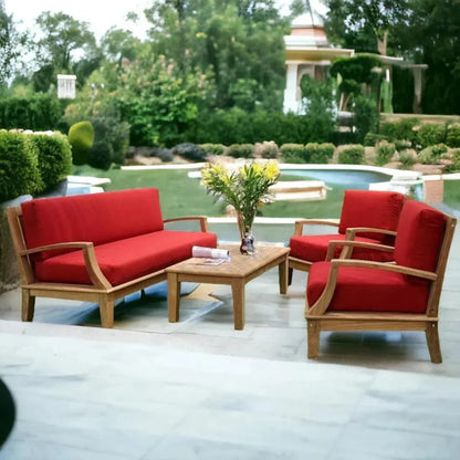 Grande 4PC Outdoor Patio Deep Set Sunbrella Cushion -- view 2