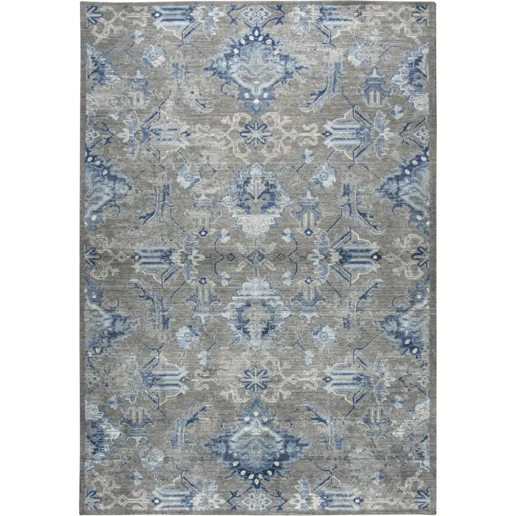 Cuca Floral Gray Large Area Rugs For Living Room - LOOMLAN - LOOMLAN - Area Rugs