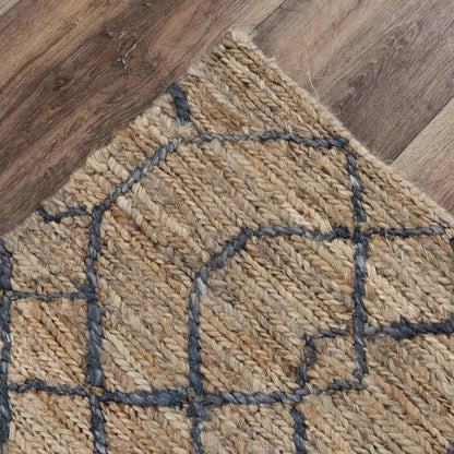 Area Natural Jute Rug For Living Room -- natural