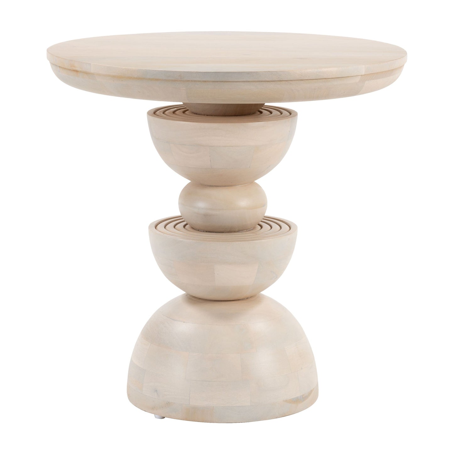 Bilanka Natural Wood Round Accent Table