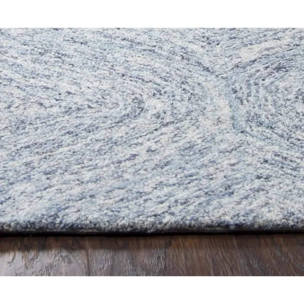 Cheu Wool Blue Hallway Kitchen Runner Rug - LOOMLAN - LOOMLAN - Area Rugs