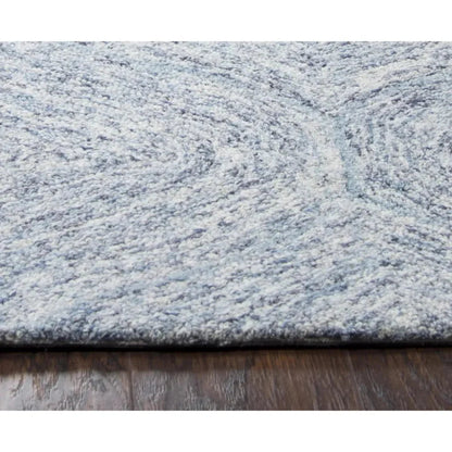 Cheu Wool Blue Hallway Kitchen Runner Rug - LOOMLAN - LOOMLAN - Area Rugs