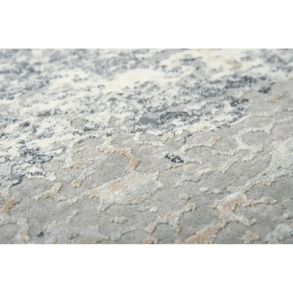 Boyo Abstract Gray Kitchen Hallway Runner Rug - LOOMLAN - LOOMLAN - Area Rugs