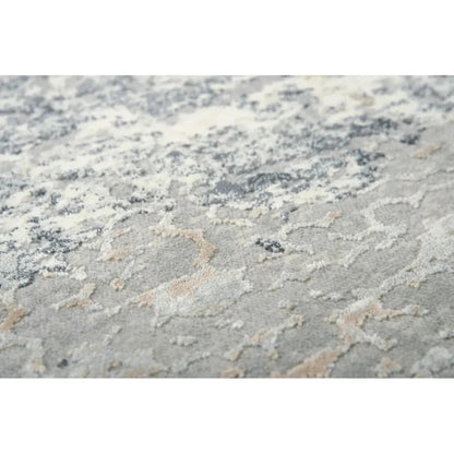 Boyo Abstract Gray Kitchen Hallway Runner Rug - LOOMLAN - LOOMLAN - Area Rugs