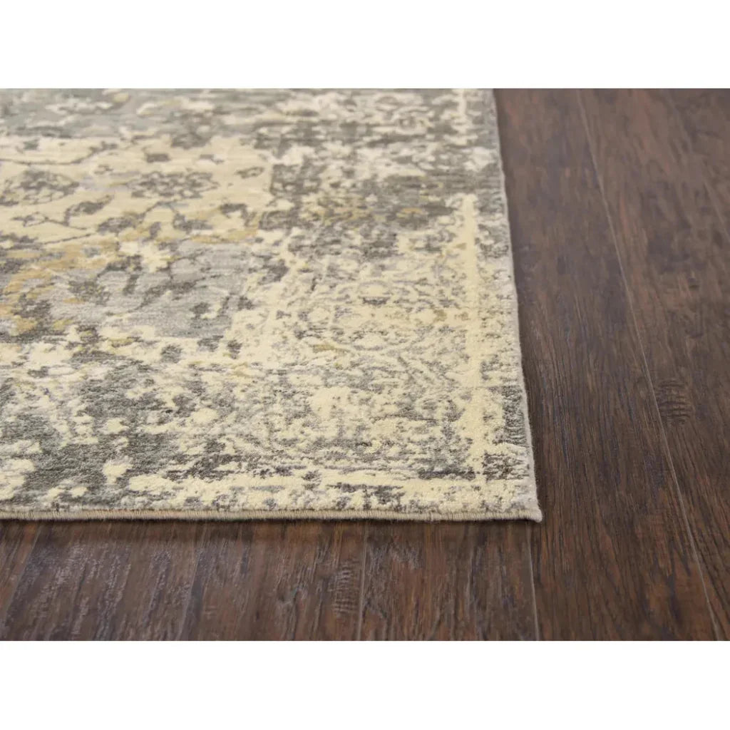 Clim Floral Beige Large Area Rugs For Living Room -- beige
