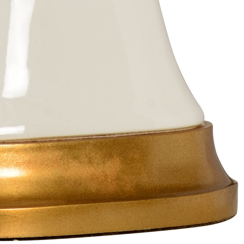 Chelsea House Hopper Gold Accents Smooth Finish Table Lamp