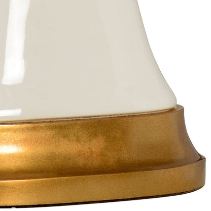 Chelsea House Hopper Gold Accents Smooth Finish Table Lamp