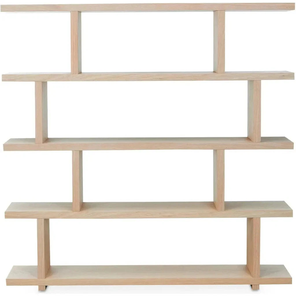Miri Veneer Light Brown Shelf 5 Levels of Space -- view 2