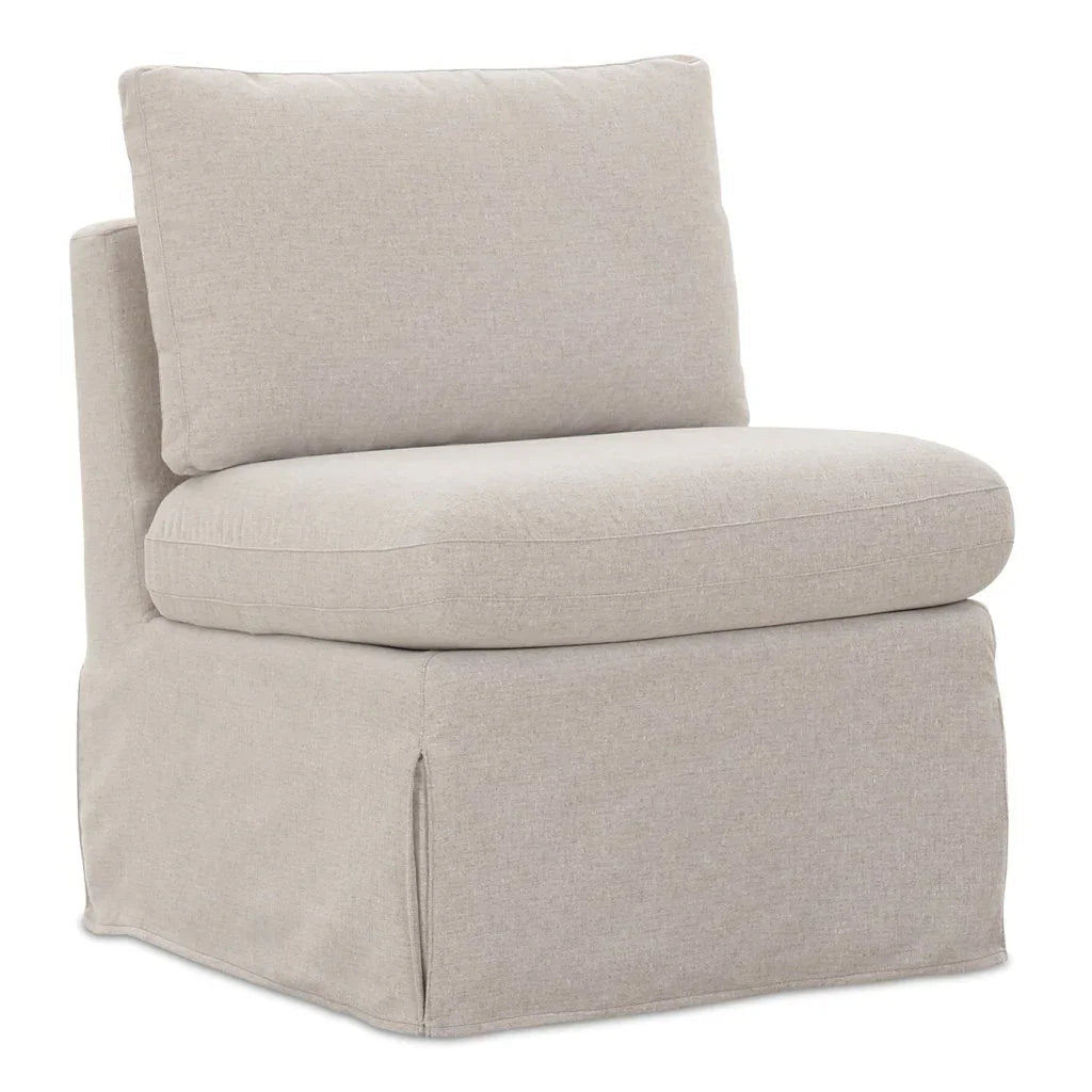 Fable Beige Washable Slipcover Dining Chair - LOOMLAN - Moe's Home - Dining Chairs