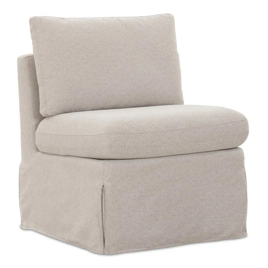 Moe's Home Fable Beige Washable Slipcover Dining Chair