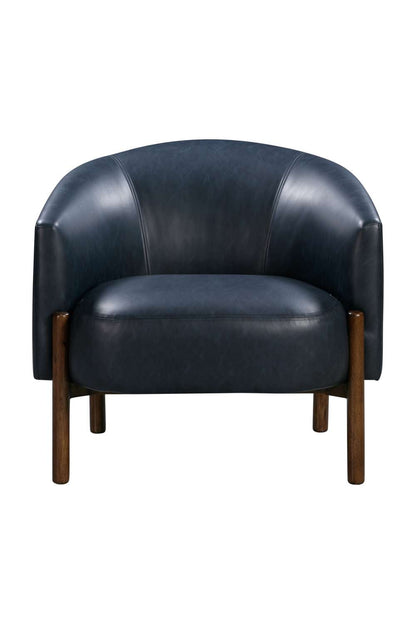 Higgins Wood Navy Accent Arm Chair -- view 7