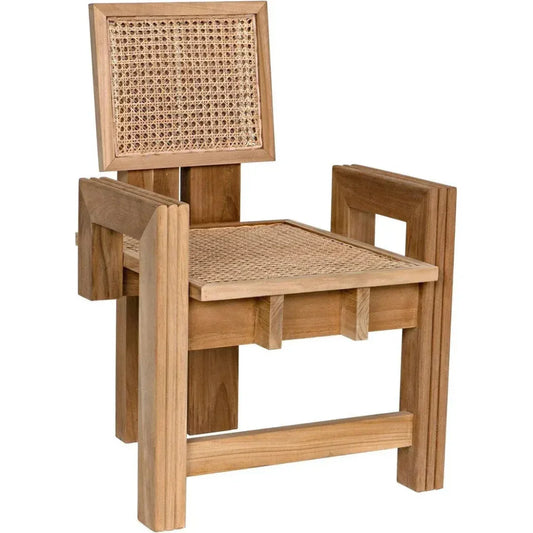 Noir Fatima Solid Teak Chair