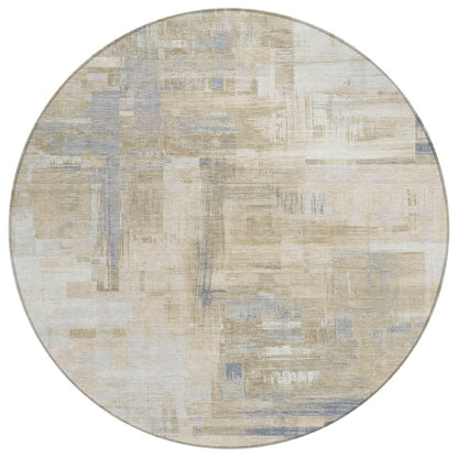 LOOMLAN Rugs Fayra Ivory Washable Indoor-Outdoor Rug