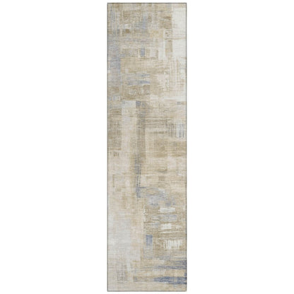 LOOMLAN Rugs Fayra Ivory Washable Indoor-Outdoor Rug