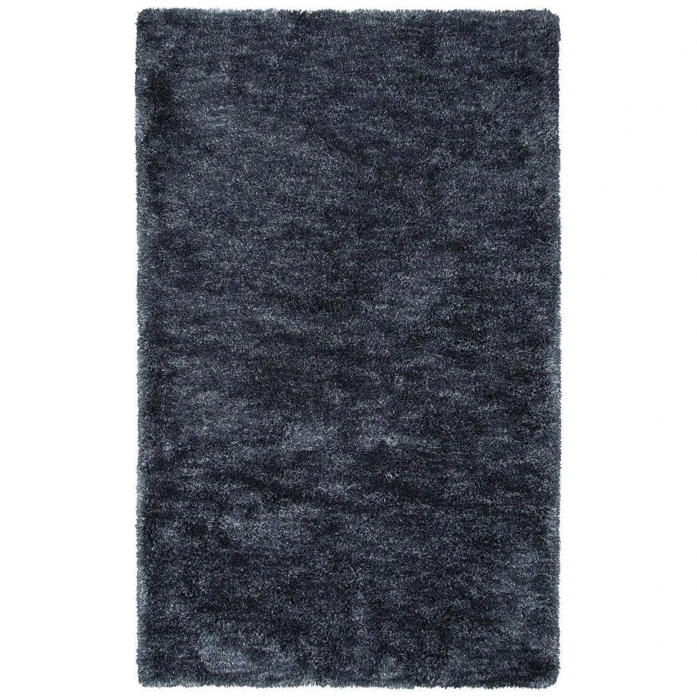 Cudi Solid Charcoal Area Rugs For Living Room
