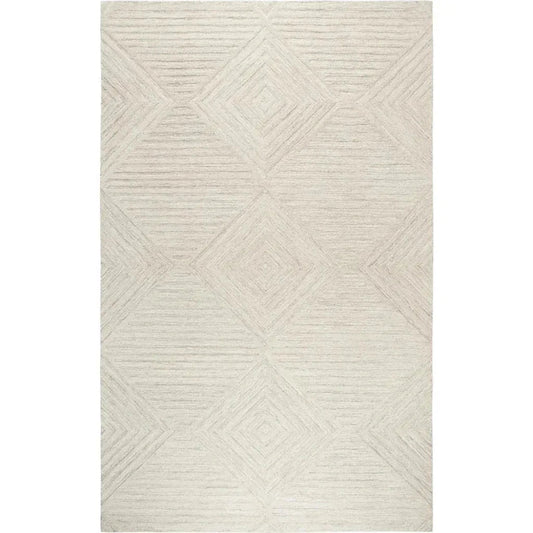 LOOMLAN Bomb Diamond Light Beige Large Area Rugs