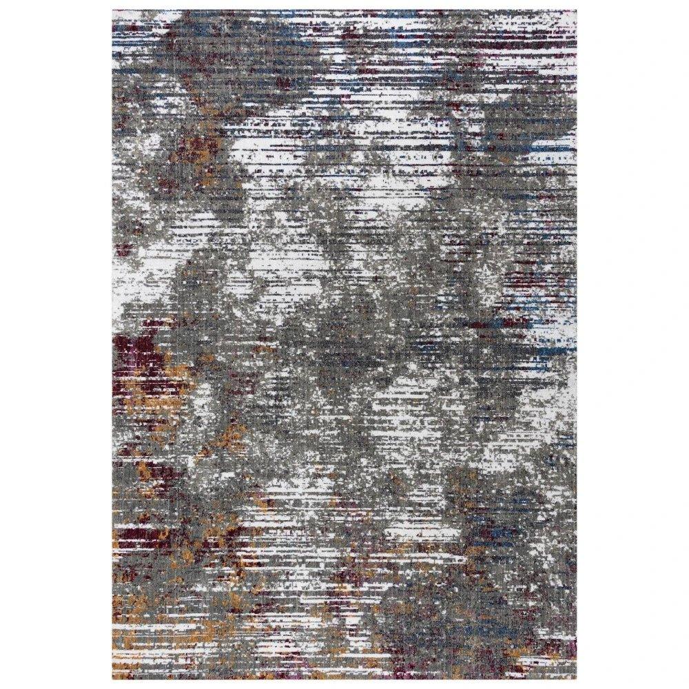Diba Abstract Gray Large Area Rugs For Living Room