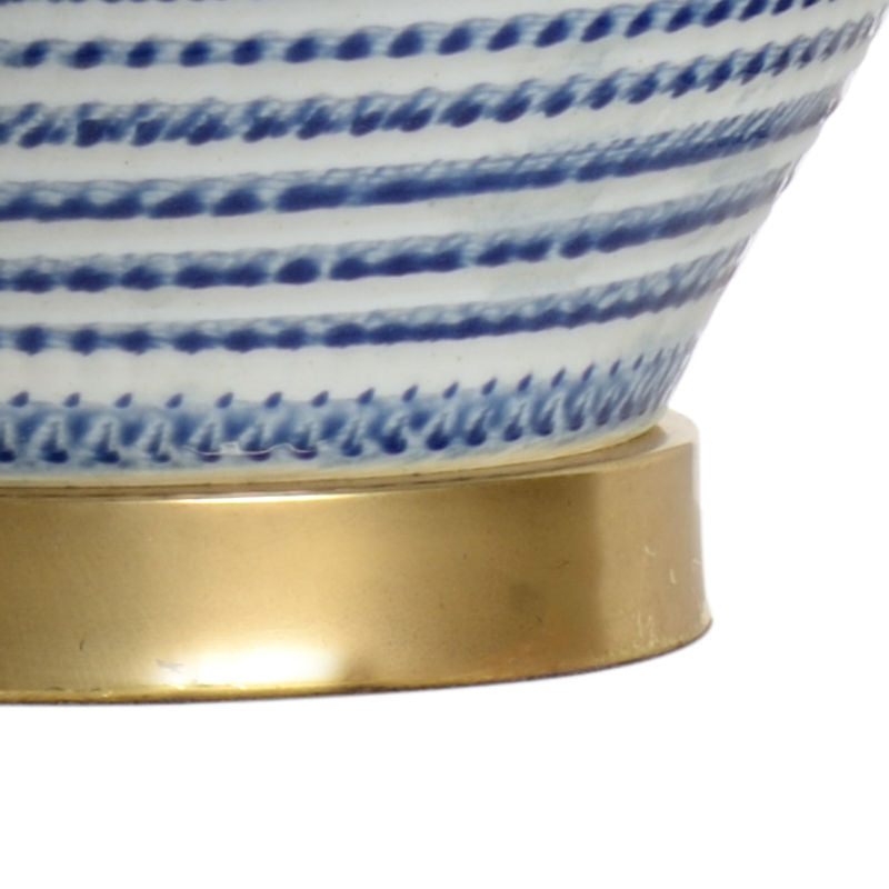 Chelsea House Classic White Round Shade Table Lamp