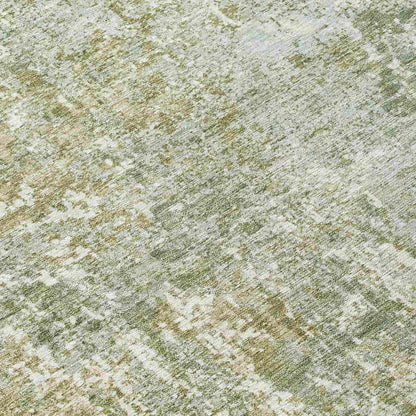 Kaelion Green Washable Indoor-Outdoor Rug