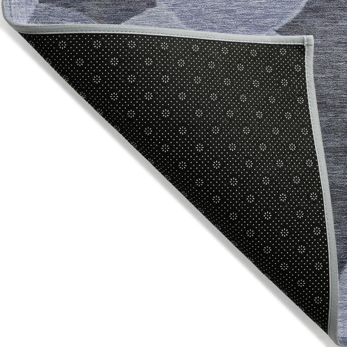 Jaelanor Blue Washable Indoor-Outdoor Rug