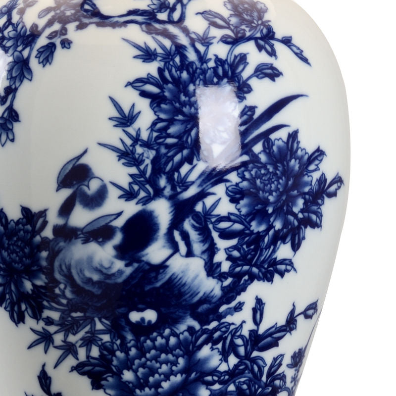 Chelsea House Chesterton Ceramic Hand Painted Design Table Lamp