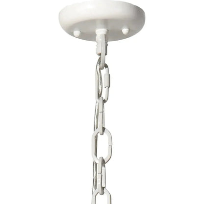 Clamshell Wood Beaded Chandelier -- view 12