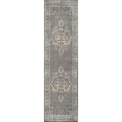 Diet Medallion Rust Large Area Rugs For Living Room - LOOMLAN - LOOMLAN - Area Rugs