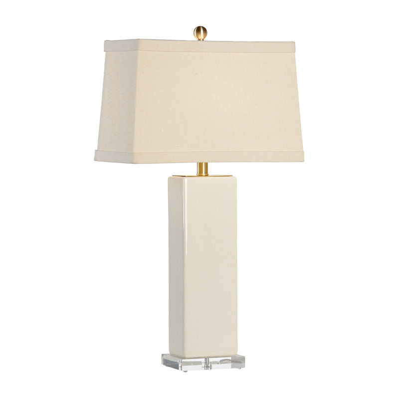 Chelsea House Becker Ceramic Made Antique Brass Vase Table Lamp
