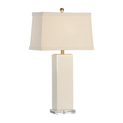 Chelsea House Becker Ceramic Made Antique Brass Vase Table Lamp