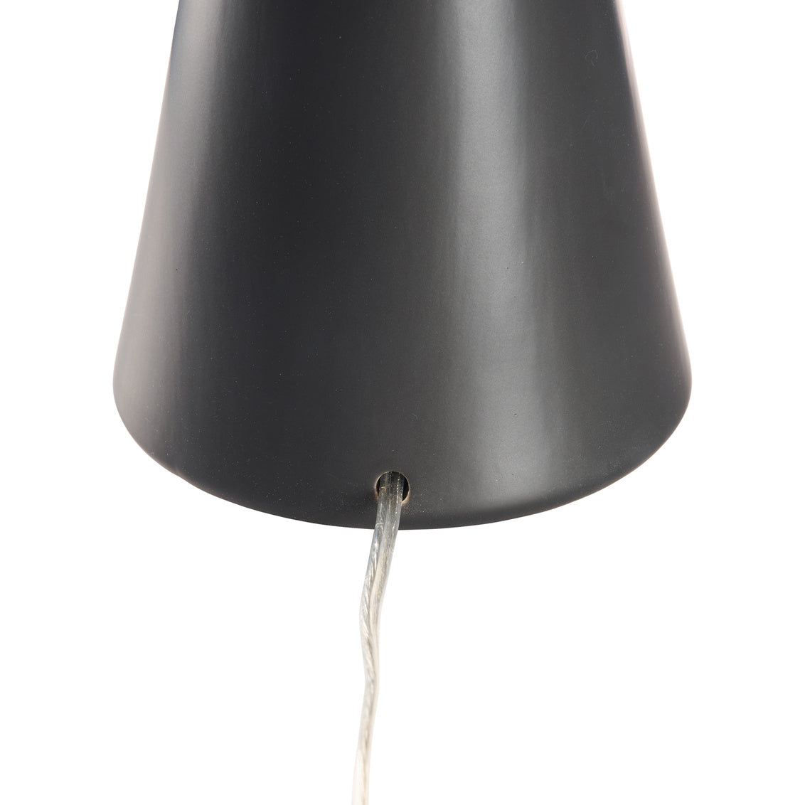 Chelsea House Chase Matte Black Ceramic Table Lamp