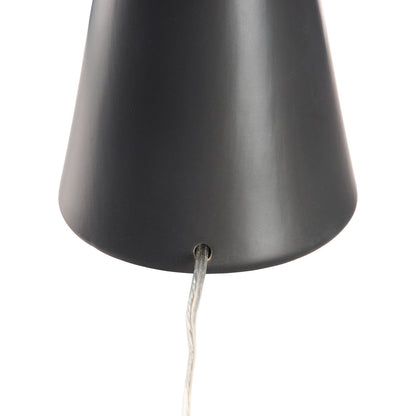 Chelsea House Chase Matte Black Ceramic Table Lamp