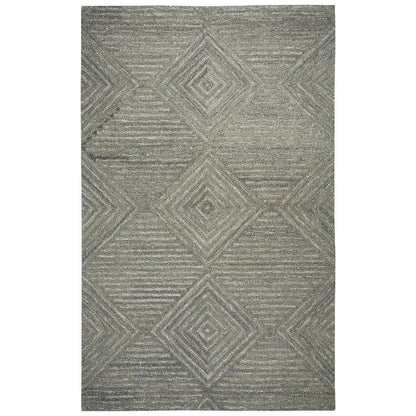 Cito Geometric Gray Large Area Rugs For Living Room