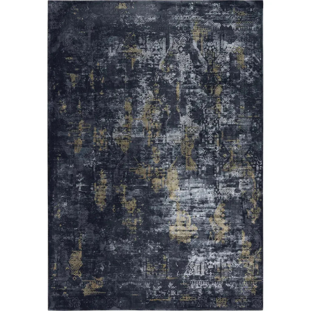 Dive Diamond Black Kitchen Hallway Runner Rug - LOOMLAN - LOOMLAN - Area Rugs