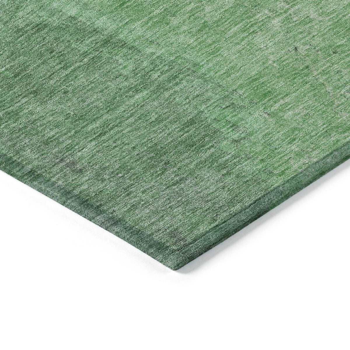 Iriion Green Washable Indoor-Outdoor Rug