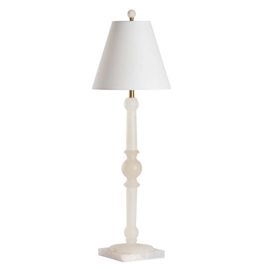 Chelsea House City Lights White Alabaster Table Lamp