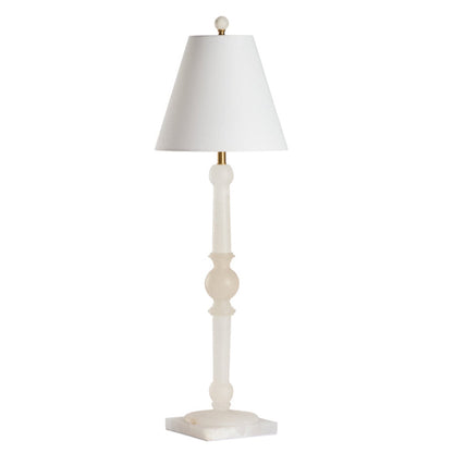 Chelsea House City Lights White Alabaster Table Lamp