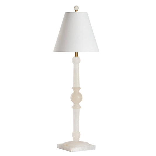 Chelsea House City Lights White Alabaster Table Lamp
