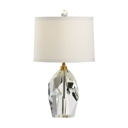 Wildwood Fenton Crystal And Brass Table Lamp