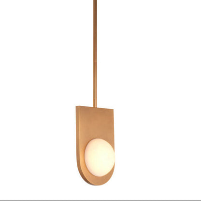 Wildwood Orin Antique Brass Finish Modern Pendant