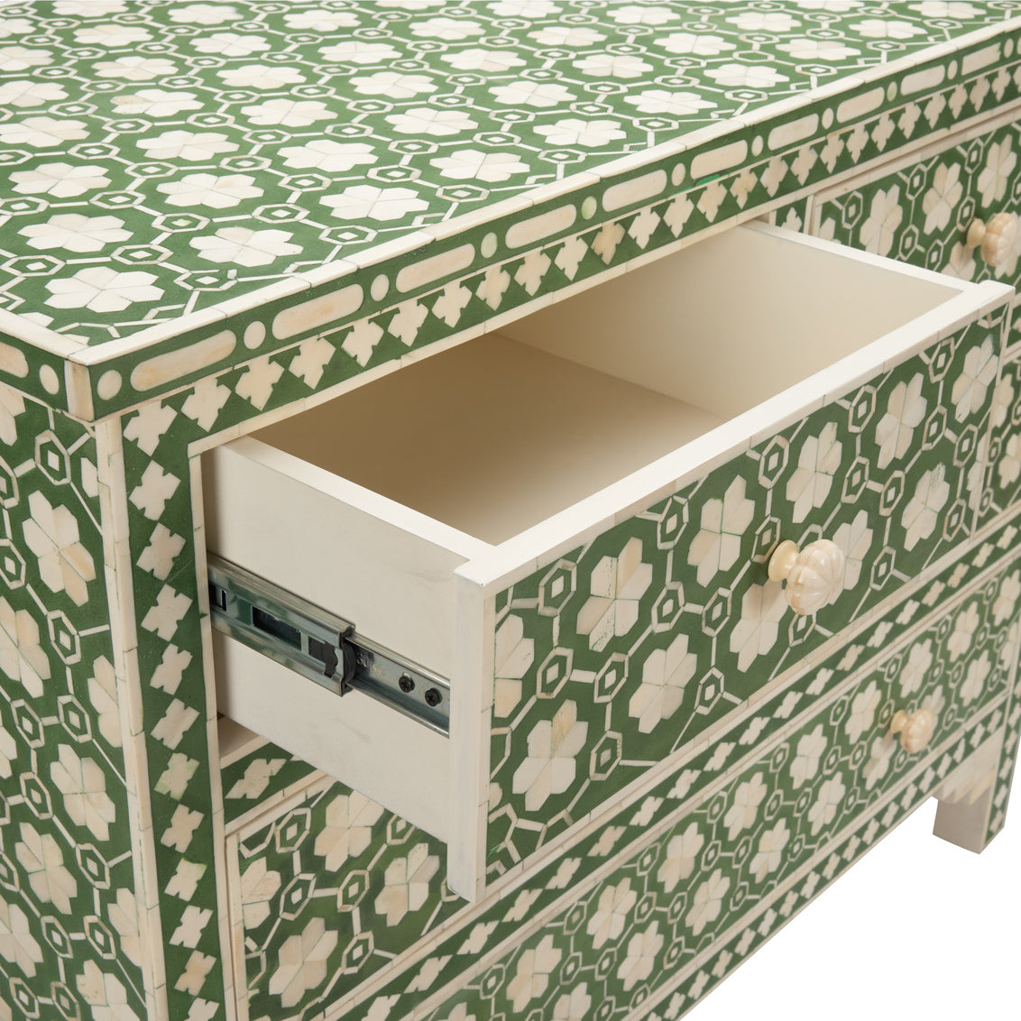 Chelsea House Clark Four Drawers Green Chest