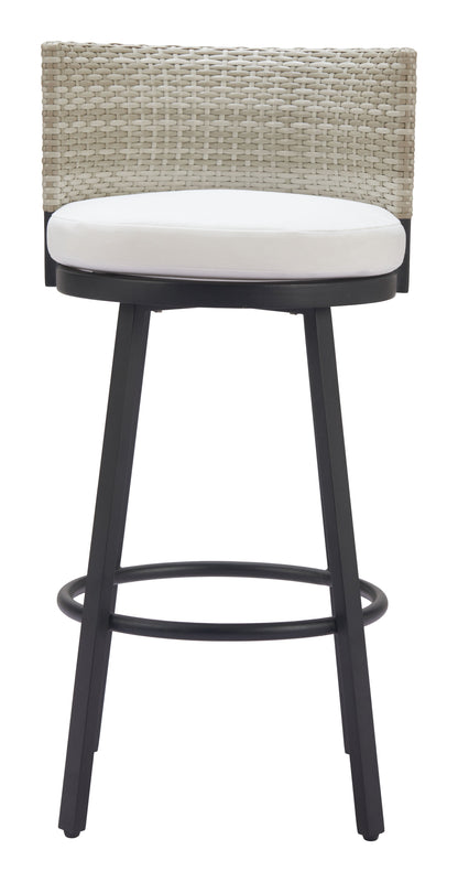 Midnight Wave White Barstool