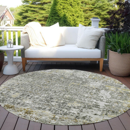 Jaelara Taupe Washable Indoor-Outdoor Rug